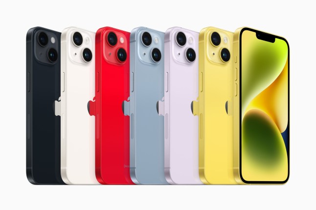 PRESS RELEASE March 7, 2023 Hello, yellow! Apple introduces new iPhone 14 and iPhone 14 Plus A beautiful yellow joins the lineup, with incredible battery life, a powerful dual-camera system for pro-level photos and videos, and groundbreaking safety capabilities, including Emergency SOS via satellite and Crash Detection