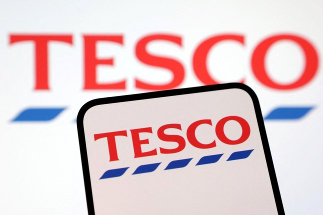 Tesco logo is seen in this illustration taken February 11, 2025. REUTERS/Dado Ruvic/Illustration