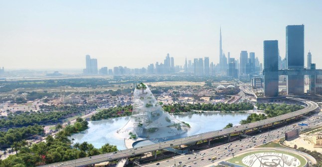 Dubai's answer to the Eden Project will feature 100m 'islands in the sky'