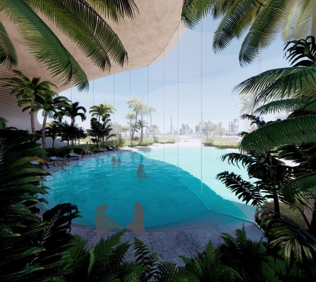Dubai's answer to the Eden Project will feature 100m 'islands in the sky'