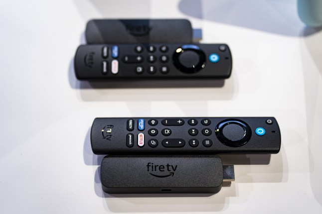 An Amazon Fire TV Stick during the Amazon Devices and Services event at the HQ2 campus in Arlington, Virginia, US, on Wednesday, Sept. 20, 2023. Amazon.com Inc. previewed a push into generative artificial intelligence with new features for its Alexa voice assistant. Photographer: Al Drago/Bloomberg via Getty Images