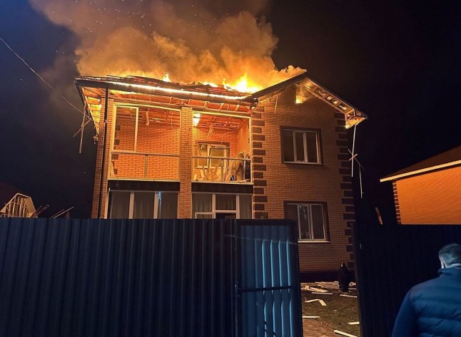 Russia under record 337-drone attack as Ukraine strikes ten regions, including Moscow, hitting an oil refinery in the Oryol region and targeting the nuclear town of Kurchatov
