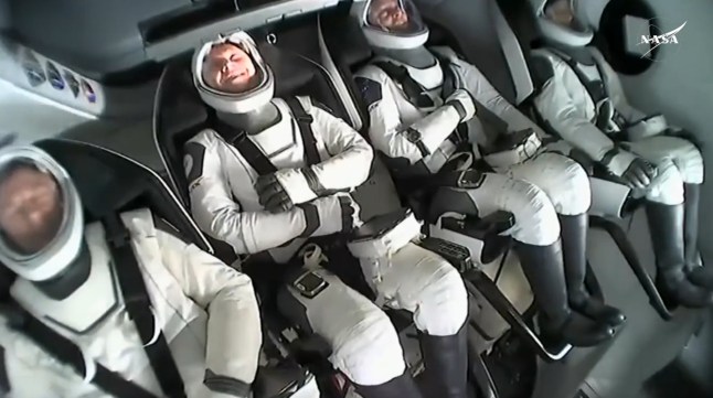Astronauts Butch Wilmore and Suni Williams return to earth in a Dragon capsule