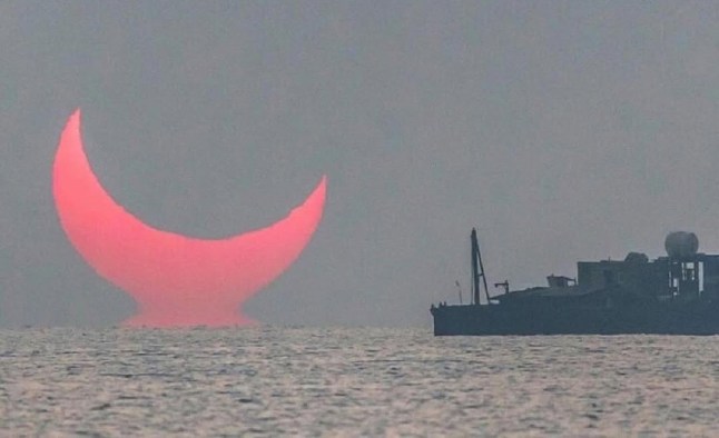The sun will have ?devil horns? during the next partial solar eclipse