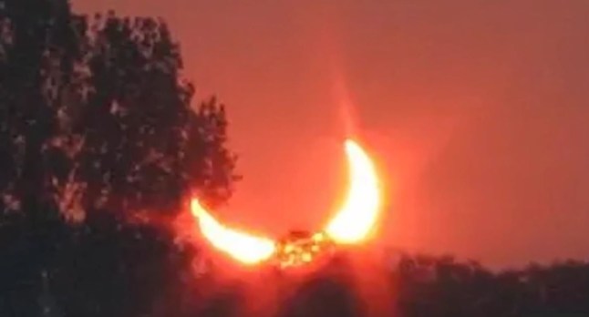 The sun will have ?devil horns? during the next partial solar eclipse