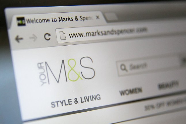 BRISTOL, UNITED KINGDOM - AUGUST 11: In this photo illustration a laptop displays the Marks and Spencer website on August 11, 2014 in Bristol, United Kingdom. This week marks the 20th anniversary of the first online sale. Since that sale - a copy of an album by the artist Sting - online retailing has grown to such an extent that it is now claimed that 95 percent of the UK population has shopped online and close to one in four deciding to shop online each week. (Photo Illustration by Matt Cardy/Getty Images)