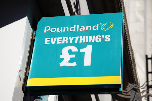 Poundland logo sign