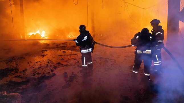 Strikes from Russia against Ukraine after peace talks in Istanbul ended without a ceasefire: picture shows the carnage in Kharkiv.