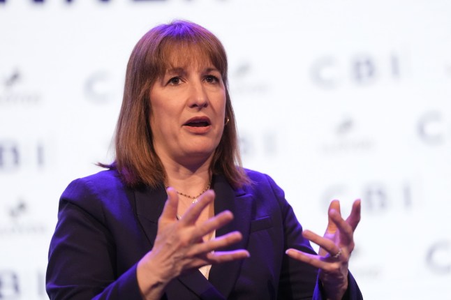 Chancellor of the Exchequer Rachel Reeves speaks during the CBI National Business Dinner 2025 in central London. Picture date: Thursday June 5, 2025. PA Photo. See PA story POLITICS Reeves. Photo credit should read: Stefan Rousseau/PA Wire