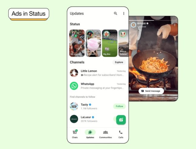 WhatsApp now has ads