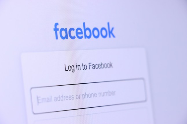 Aktau, Kazakhstan - March 20, 2025: Close-up of facebook login page on display screen.; Shutterstock ID 2604221923; purchase_order: -; job: -; client: -; other: -