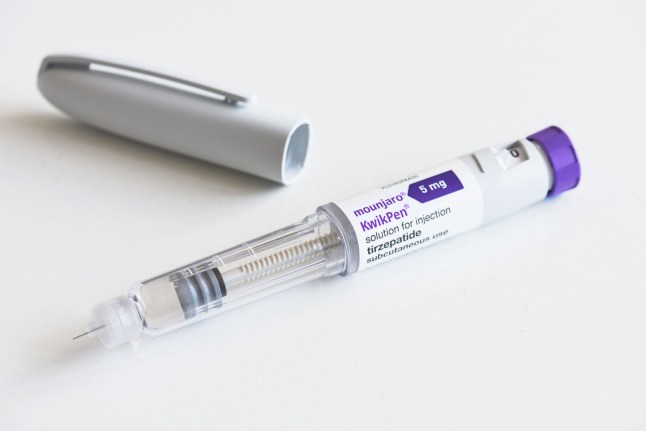 LONDON,ENGLAND - MAY 30: A photo illustration of a Mounjaro pen on May 30 2025 in London, England. Mounjaro is a treatment for weight loss and type 2 diabetes. (Photo by Peter Dazeley via Getty Images)
