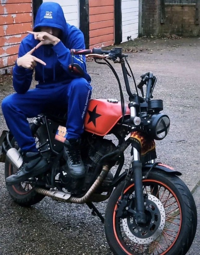 Undated handout photo issued by the Metropolitan Police of an image Dmirjus Paulauskas shared of his motorcycle with Jake Reeves, an image shown to the jury at the Old Bailey in the trial of Dylan Earl, Jakeem Rose, Ugnius Asmena, Jake Reeves, Nii Mensah, Dmirjus Paulauskas and Paul English for arson on a Ukrainian business in London for the Wagner Group. Three men have been found guilty at the Old Bailey of an arson attack on a warehouse linked to Ukraine on behalf of the terrorist Wagner Group. Issue date: Tuesday July 8, 2025. PA Photo. Photo credit should read: Metropolitan Police/PA Wire NOTE TO EDITORS: This handout photo may only be used for editorial reporting purposes for the contemporaneous illustration of events, things or the people in the image or facts mentioned in the caption. Reuse of the picture may require further permission from the copyright holder.