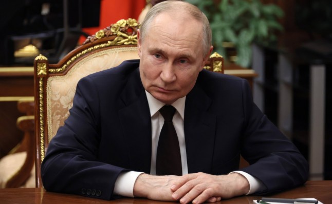Mandatory Credit: Photo by Mikhail Metzel/Kremlin Pool/Planet Pix via ZUMA Press Wire/Shutterstock (15391660c) Russian President Vladimir Putin listens to Deputy Minister of Transport Andrey Nikitin, during a face-to-face meeting at the Kremlin, July 7, 2025 in Moscow, Russia. Nikitin was appointed as the acting transport minister replacing Roman Starovoit who was dismissed earlier. Russian President Putin Meets With Andrey Nikitin, Moscow, Moscow Oblast, Russia - 07 Jul 2025