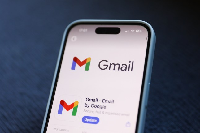 Gmail on App Store is seen in this illustration photo taken in Poland on June 29, 2024. (Photo by Jakub Porzycki/NurPhoto via Getty Images)
