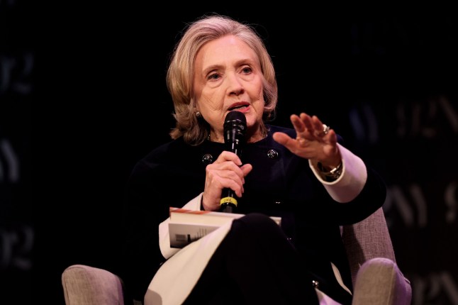 NEW YORK, NEW YORK - JANUARY 28: Hillary Rodham Clinton attends a conversation with Reid Hoffman at 92NY on January 28, 2025 in New York City. (Photo by Dominik Bindl/Getty Images)