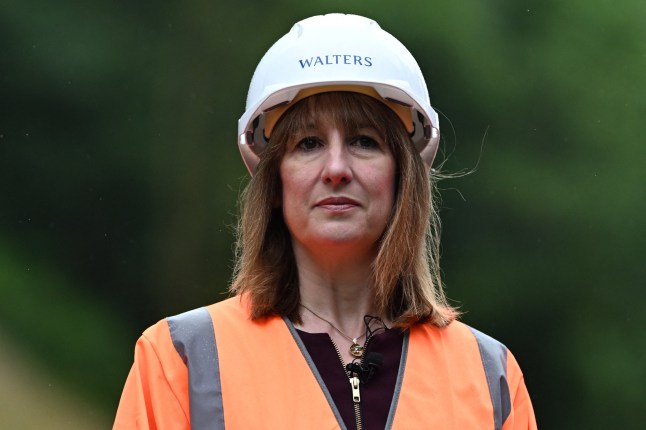 Britain's Chancellor of the Exchequer Rachel Reeves visits a coal tip in Port Talbot, South Wales on August 7, 2025. The Bank of England publishes its August Monetary Policy Report and interest rate decision with a fall in rates widely tipped. (Photo by Matthew Horwood / POOL / AFP) (Photo by MATTHEW HORWOOD/POOL/AFP via Getty Images)
