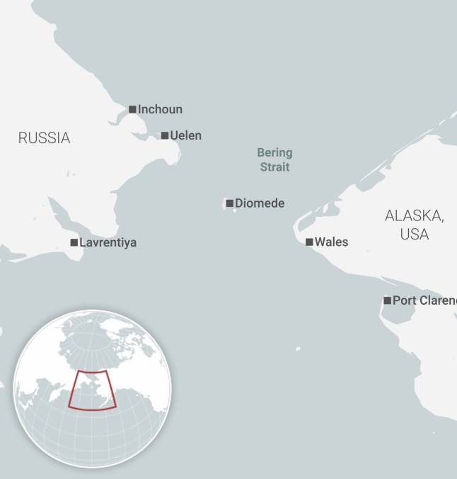 Diomede Trump Putin meeting, Alaska and Russia