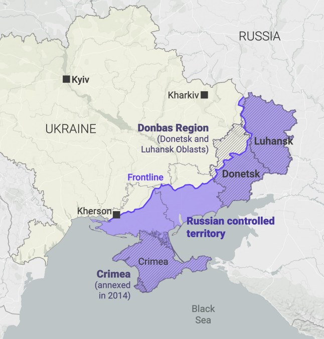 METRO GRAPHICS Area Russia Demand in peace talks