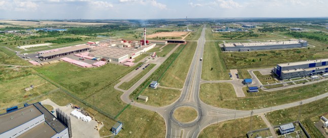 Panoramic aerial view of the Alabuga Special Economic Zone near Yelabuga. (Photo: open source)