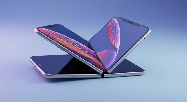 A visual of what the new folding Apple iPhone could look like.