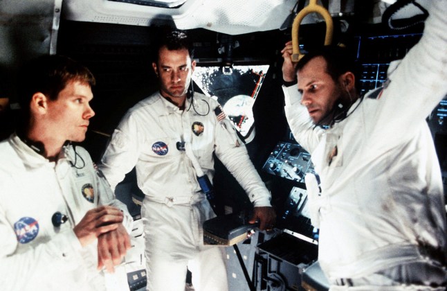 Editorial use only. No book cover usage. Mandatory Credit: Photo by Universal/Kobal/REX/Shutterstock (5884100i) Kevin Bacon, Tom Hanks, Bill Paxton Apollo 13 - 1995 Director: Ron Howard Universal USA Scene Still Drama