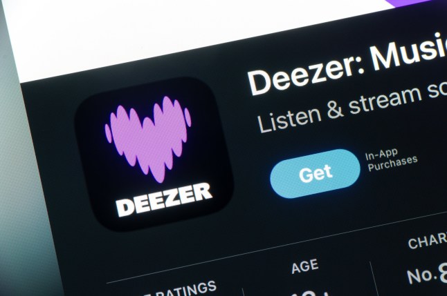 OSTRAVA, CZECHIA - JULY 27, 2024: App store with Deezer music streaming mobile application on iOS smartphone; Shutterstock ID 2547698701; purchase_order: -; job: -; client: -; other: