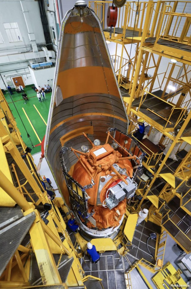 Russian 'Noah's Ark' satellite Bion-M No. 2 credit: Roscosmos