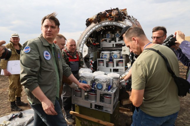 Russian 'Noah's Ark' satellite Bion-M No. 2 credit: Roscosmos