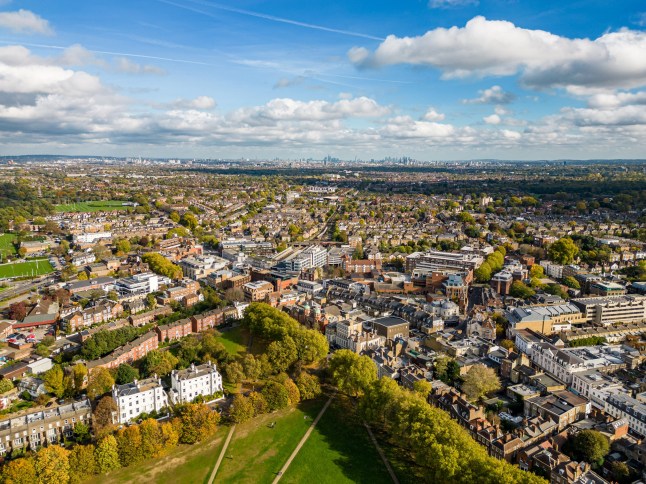 Richmond is a neighborhood in the southwest of London known for being a filming location for the show Ted Lasso.