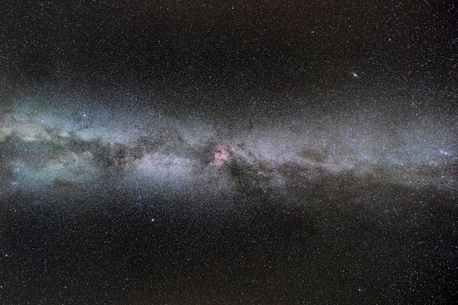 France. Marne. Haute-Marne. The lac du Der during autumn. The Milky Way.