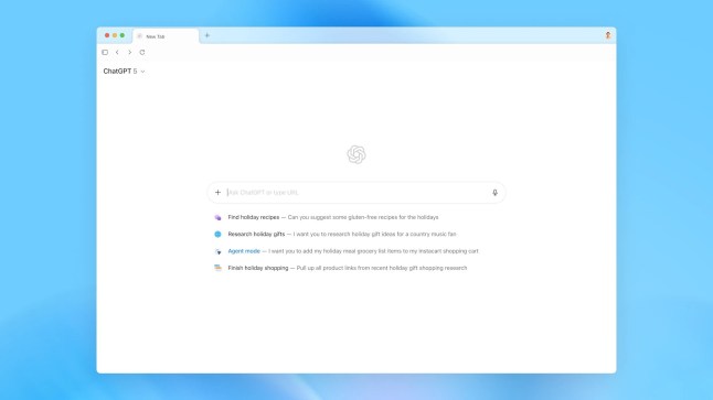 Today we?re introducing ChatGPT Atlas, a new web browser built with ChatGPT at its core. AI gives us a rare moment to rethink what it means to use the web. Last year, we added search in ChatGPT so you could instantly find timely information from across the internet?and it quickly became one of our most-used features. But your browser is where all of your work, tools, and context come together. A browser built with ChatGPT takes us closer to a true super-assistant that understands your world and helps you achieve your goals. With Atlas, ChatGPT can come with you anywhere across the web?helping you in the window right where you are, understanding what you?re trying to do, and completing tasks for you, all without copying and pasting or leaving the page. Your ChatGPT memory is built in, so conversations can draw on past chats and details to help you get new things done.