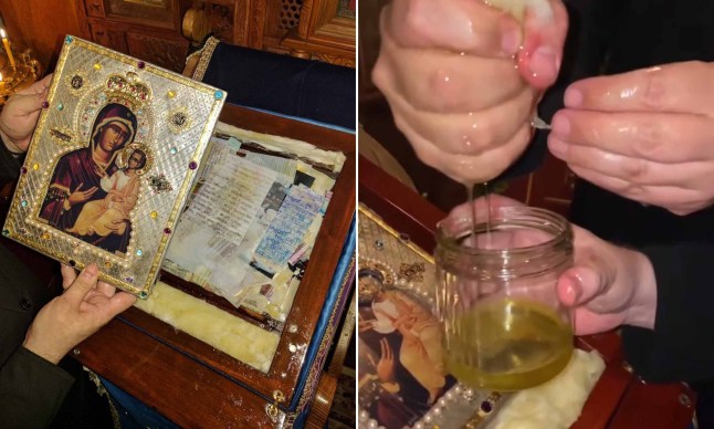 Mysterious $20 picture of Jesus is leaking myrrh and causing miracles, believers claim