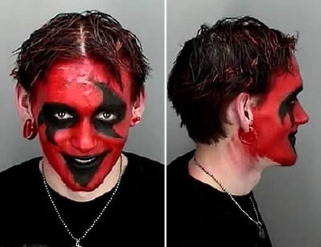 The best mug shots featuring people who have been arrested over the Halloween period have been revealed on the Internet. Dusten Jacob Williams,a 20-year-old from Oregon, was caught red-faced after parading around with a BB gun made to resemble a real gun on April 24, 2006.