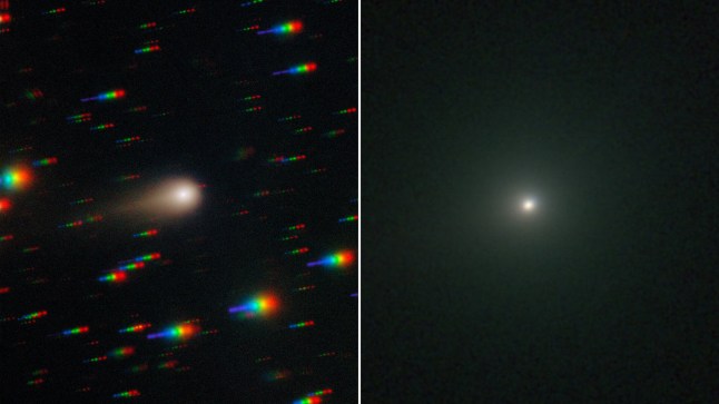 Bafflement after interstellar comet loses its tail