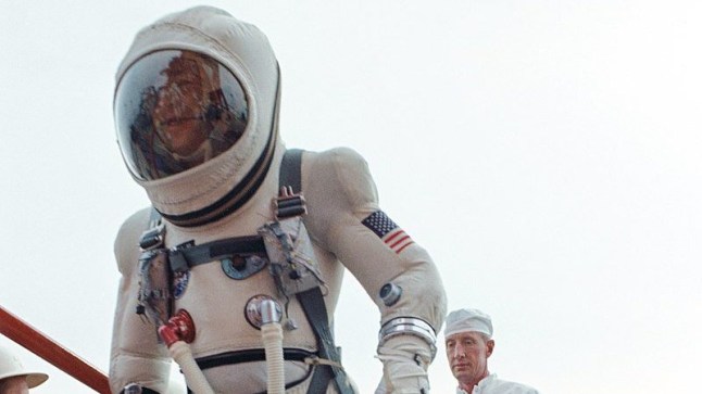 Astronaut James A. Lovell Jr., pilot for the National Aeronautics and Space Administration Gemini-7 spaceflight Dec 1965