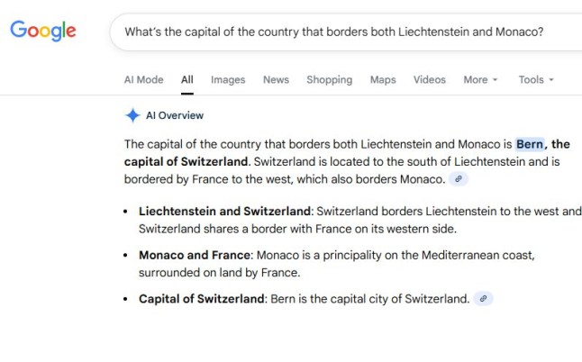 Google boss says don't trust AI search - here's what it said when we tested it