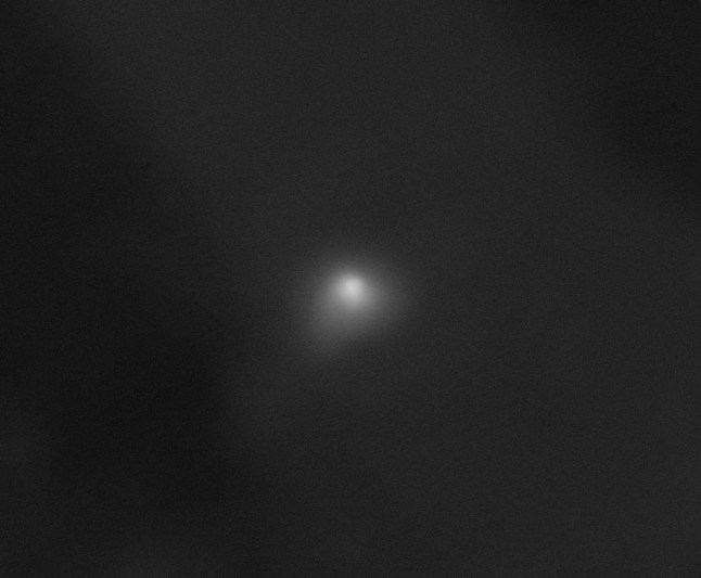 An image from the High Resolution Imaging Science Experiment (HiRISE) camera aboard NASA's Mars Reconnaissance Orbiter shows the interstellar comet 3I/ATLAS on October 2, 2025. At the time it was imaged, the comet was about 19 million miles (30 million km) from the spacecraft. NASA/JPL-Caltech/University of Arizona/Handout via REUTERS ATTENTION EDITORS - THIS IMAGE HAS BEEN SUPPLIED BY A THIRD PARTY