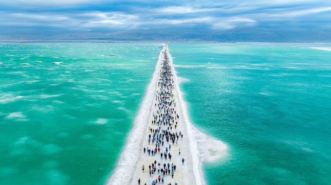 SPORT CATEGORY 1ST PLACE: Running on Salt???(by???Shimon???Perlstein), The Dead Sea. "Runners push forward as the first light of dawn breaks over the Dead Sea. The photo was captured during the Dead Sea Marathon, and this moment reflects both human endurance and the surreal beauty of the lowest place on Earth." The Siena Drone Photo Awards 2025 winners have been announced. The event showcases the impressive work of aerial photographers around the world. The organisers said: "Drone Photo Awards 2025 is the award that celebrates aerial photography as a language capable of transforming the world seen from above into images of great impact and suggestion." The international jury chose German photographer Dennis Schmelz as the overall winner in 2025 with The Lone Horseman, made in Cappadocia: a lone rider immortalised on a rocky outcrop during the blue hour, in an image that blends beauty, mystery and unique perspective on an iconic landscape of Turkey. Dennis Schmelz said: "I took this photo in Cappadocia while searching for new angles, which can be quite a challenge in a place where every corner seems to have been photographed already. During a sunset shoot with a horseman, I discovered this perspective with my drone. It creates the illusion that he???s standing on a plateau, when in reality it???s just the angle that makes it look this way. This shot feels truly rare, a fresh view from a spot that???s usually crowded and over-photographed." Photo released 20/11/2025