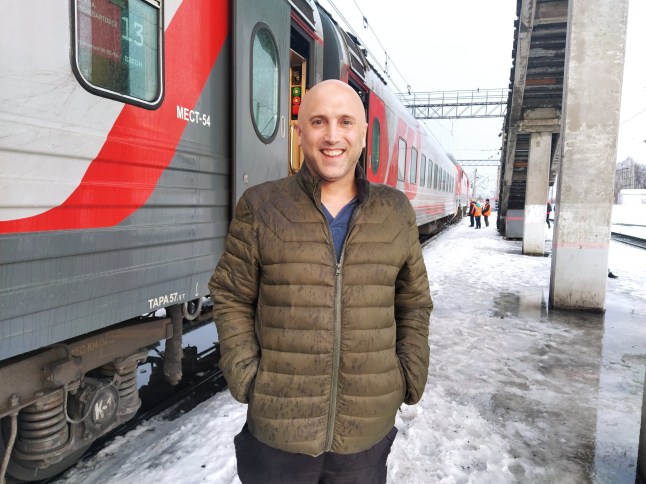 Pictured Graham Phillips - taken from his facebook page https://www.facebook.com/GrahamWPUK/photos A British pro-Kremlin stooge accused of war crimes in Ukraine is a former sex blogger who even appeared on the BBC to brag about his love of using prostitutes. Nottingham-born Graham Phillips, 38, is now facing the threat of prosecution or being stripped of his British passport for conducting a menacing interview with captive fighter Aiden Aslin