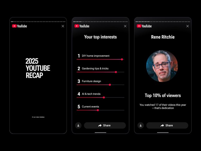 YouTube Recap (Picture: YouTube)