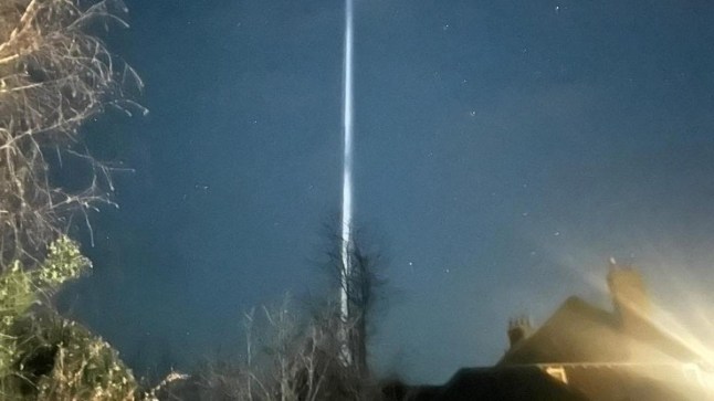 North Yorkshire Weather Updates 53m ? Bryan saw the white light beam from Robin Hoods Bay this morning looking north east around 5.30 TAKEN WITHOUT PERMISSION