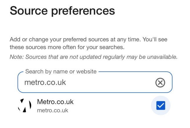 Google launches ?preferred sources? globally to let you pick your favourite news sites Google