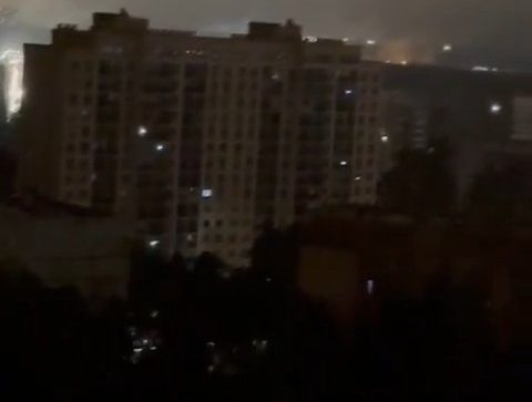 The blackout comes after Ukrainian drones reportedly launched an attack on Moscow