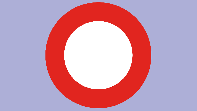 A GIF image with London Underground sign used as a number ticker.