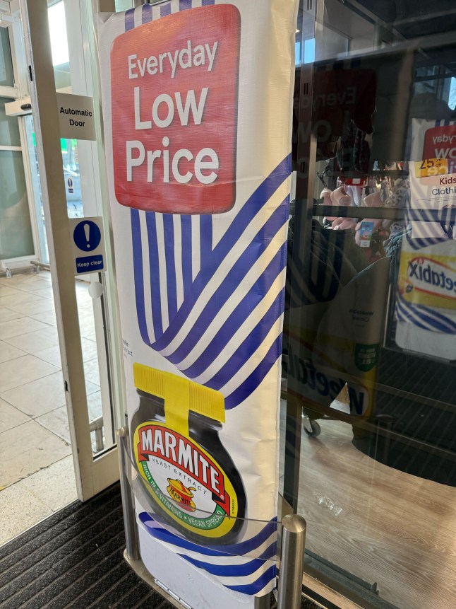 New Everyday Low Prices branding seen in a Tesco supermarket in London