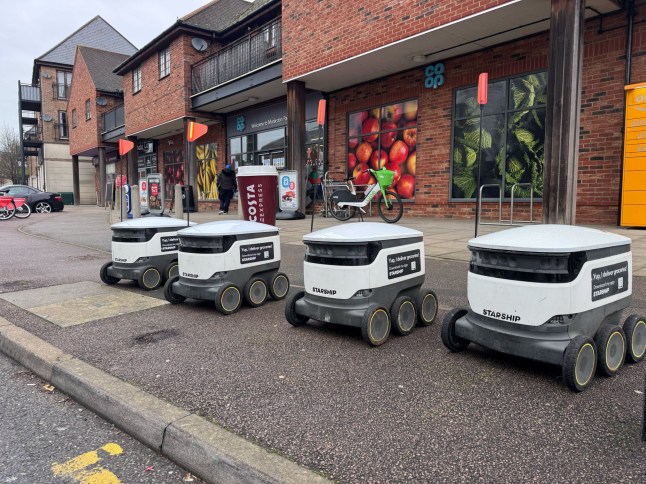 Robots in Milton Keynes