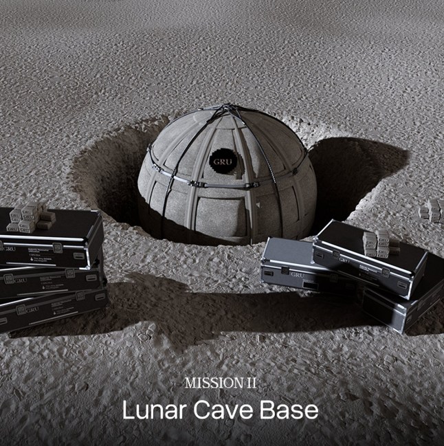 GRU Space's lunar hotel would be the first ever permanent off-Earth structure built in history (Picture: GRU Space)