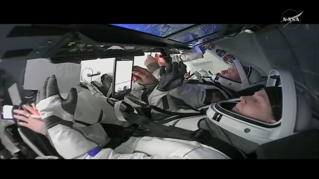 NASA astronauts Zena Cardman and Mike Fincke, JAXA (Japan Aerospace Exploration Agency) astronaut Kimiya Yui, and Roscosmos cosmonaut Oleg Platonov begin final preparations for their return to Earth aboard a SpaceX Dragon spacecraft.